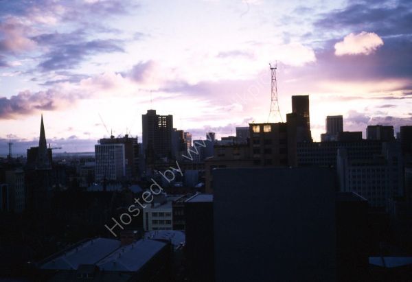 Sunset on Melbourne City, Melbourne